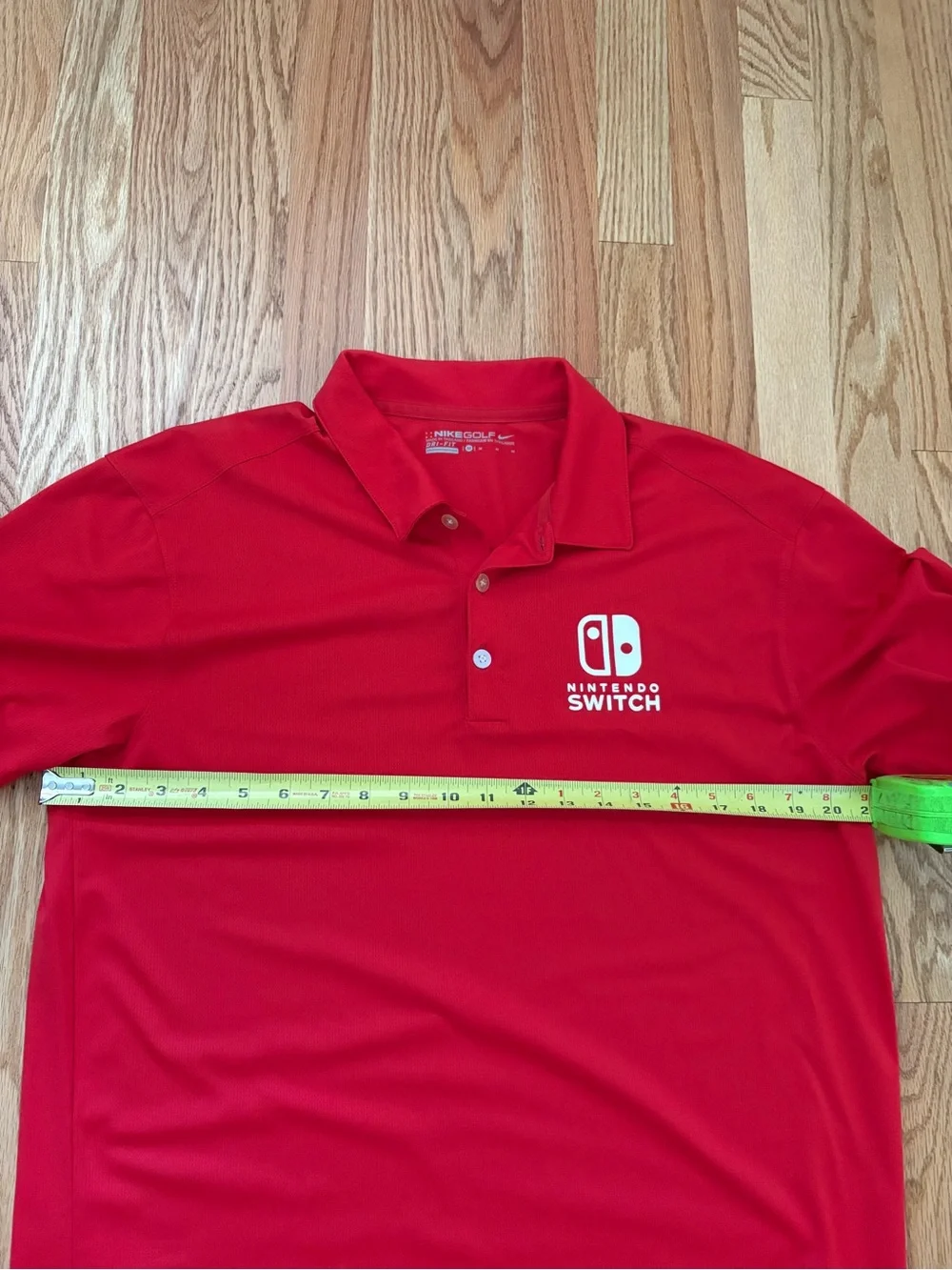 Nike Golf Red Polo with Nintendo Switch Chest Logo